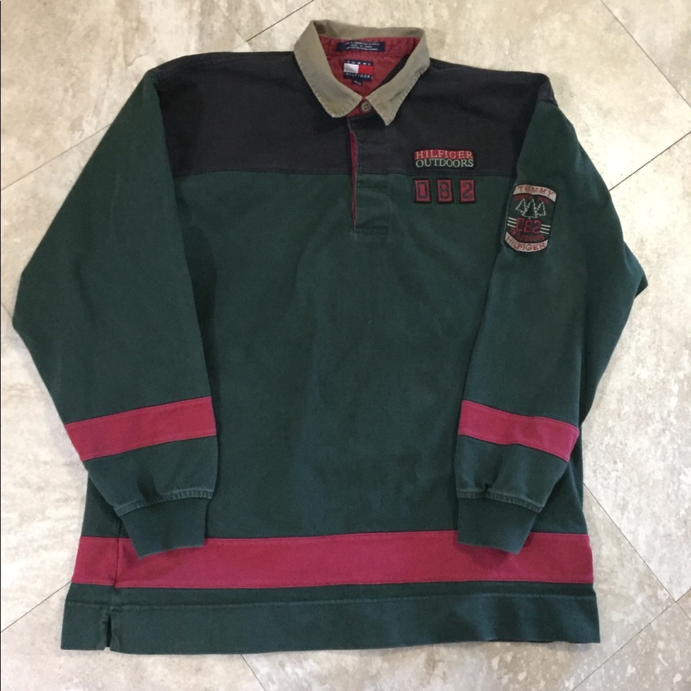 Tommy Hilfiger Outdoors Rugby Color Block Shirt